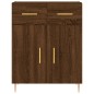 vidaXL Highboard Braun Eichen-Optik 69,5x34x180 cm Holzwerkstoff vidaXL Highboard Braun Eichen-Optik 69,5x34x180 cm Holzwerkstoff