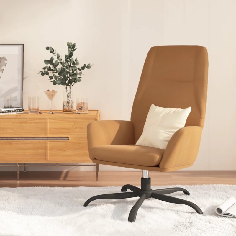 Relaxsessel Taupe Wildleder-Optik Relaxsessel Taupe Wildleder-Optik