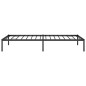 vidaXL Bettgestell Metall Schwarz 90x200 cm vidaXL Bettgestell Metall Schwarz 90x200 cm
