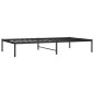 vidaXL Bettgestell Metall Schwarz 100x190 cm vidaXL Bettgestell Metall Schwarz 100x190 cm