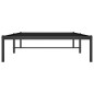 vidaXL Bettgestell Metall Schwarz 100x190 cm vidaXL Bettgestell Metall Schwarz 100x190 cm