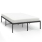 vidaXL Bettgestell Metall Schwarz 120x200 cm vidaXL Bettgestell Metall Schwarz 120x200 cm