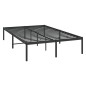 vidaXL Bettgestell Metall Schwarz 120x200 cm vidaXL Bettgestell Metall Schwarz 120x200 cm