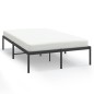 vidaXL Bettgestell Metall Schwarz 135x190 cm vidaXL Bettgestell Metall Schwarz 135x190 cm