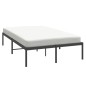 vidaXL Bettgestell Metall Schwarz 135x190 cm vidaXL Bettgestell Metall Schwarz 135x190 cm