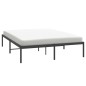 vidaXL Bettgestell Metall Schwarz 140x190 cm vidaXL Bettgestell Metall Schwarz 140x190 cm
