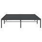 vidaXL Bettgestell Metall Schwarz 140x190 cm vidaXL Bettgestell Metall Schwarz 140x190 cm