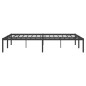 vidaXL Bettgestell Metall Schwarz 150x200 cm vidaXL Bettgestell Metall Schwarz 150x200 cm