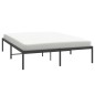 vidaXL Bettgestell Metall Schwarz 160x200 cm vidaXL Bettgestell Metall Schwarz 160x200 cm