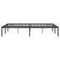 vidaXL Bettgestell Metall Schwarz 160x200 cm vidaXL Bettgestell Metall Schwarz 160x200 cm