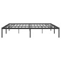vidaXL Bettgestell Metall Schwarz 180x200 cm vidaXL Bettgestell Metall Schwarz 180x200 cm