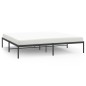 vidaXL Bettgestell Metall Schwarz 183x213 cm vidaXL Bettgestell Metall Schwarz 183x213 cm