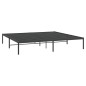 vidaXL Bettgestell Metall Schwarz 183x213 cm vidaXL Bettgestell Metall Schwarz 183x213 cm
