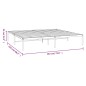 vidaXL Bettgestell Metall Schwarz 183x213 cm vidaXL Bettgestell Metall Schwarz 183x213 cm