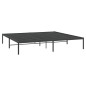 vidaXL Bettgestell Metall Schwarz 200x200 cm vidaXL Bettgestell Metall Schwarz 200x200 cm