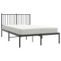 vidaXL Bettgestell mit Kopfteil Metall Schwarz 120x190 cm vidaXL Bettgestell mit Kopfteil Metall Schwarz 120x190 cm