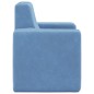 vidaXL Kindersofa Blau Weich Plüsch vidaXL Kindersofa Blau Weich Plüsch