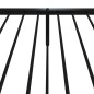 vidaXL Bettgestell mit Kopf- und Fußteil Metall Schwarz 80x200 cm vidaXL Bettgestell mit Kopf- und Fußteil Metall Schwarz 80x200 cm