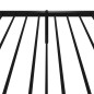 vidaXL Bettgestell mit Kopf- und Fußteil Metall Schwarz 90x200 cm vidaXL Bettgestell mit Kopf- und Fußteil Metall Schwarz 90x200 cm