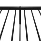 vidaXL Bettgestell mit Kopf- und Fußteil Metall Schwarz 100x200 cm vidaXL Bettgestell mit Kopf- und Fußteil Metall Schwarz 100x200 cm