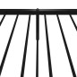 vidaXL Bettgestell mit Kopf- und Fußteil Metall Schwarz 107x203 cm vidaXL Bettgestell mit Kopf- und Fußteil Metall Schwarz 107x203 cm