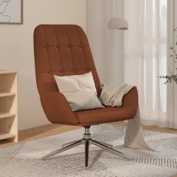 Relaxsessel Braun Wildleder-Optik