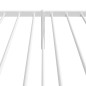 vidaXL Bettgestell mit Kopfteil Metall Weiß 75x190 cm vidaXL Bettgestell mit Kopfteil Metall Weiß 75x190 cm
