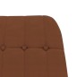 Relaxsessel Braun Wildleder-Optik Relaxsessel Braun Wildleder-Optik