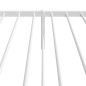 vidaXL Bettgestell mit Kopfteil Metall Weiß 107x203 cm vidaXL Bettgestell mit Kopfteil Metall Weiß 107x203 cm