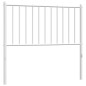 vidaXL Kopfteil Metall Weiß 90 cm vidaXL Kopfteil Metall Weiß 90 cm