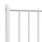 vidaXL Kopfteil Metall Weiß 107 cm vidaXL Kopfteil Metall Weiß 107 cm