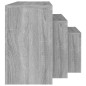 vidaXL Satztische 3 Stk. Grau Sonoma Holzwerkstoff vidaXL Satztische 3 Stk. Grau Sonoma Holzwerkstoff