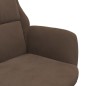 Relaxsessel Braun Wildleder-Optik Relaxsessel Braun Wildleder-Optik