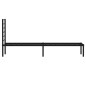 vidaXL Bettgestell mit Kopfteil Metall Schwarz 90x200 cm vidaXL Bettgestell mit Kopfteil Metall Schwarz 90x200 cm