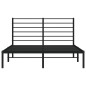 vidaXL Bettgestell mit Kopfteil Metall Schwarz 140x200 cm vidaXL Bettgestell mit Kopfteil Metall Schwarz 140x200 cm