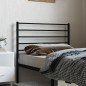 vidaXL Kopfteil Metall Schwarz 75 cm vidaXL Kopfteil Metall Schwarz 75 cm