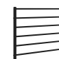 vidaXL Kopfteil Metall Schwarz 100 cm