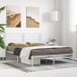 vidaXL Bettgestell mit Kopfteil Metall Weiß 150x200 cm vidaXL Bettgestell mit Kopfteil Metall Weiß 150x200 cm