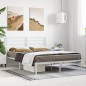 vidaXL Bettgestell mit Kopfteil Metall Weiß 160x200 cm vidaXL Bettgestell mit Kopfteil Metall Weiß 160x200 cm