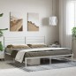 vidaXL Bettgestell mit Kopfteil Metall Weiß 183x213 cm vidaXL Bettgestell mit Kopfteil Metall Weiß 183x213 cm