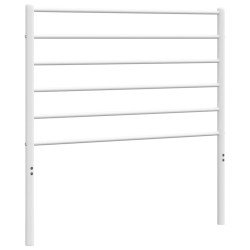 vidaXL Kopfteil Metall Weiß 75 cm