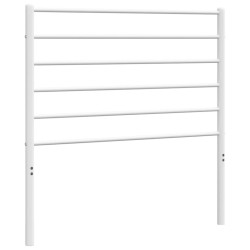 vidaXL Kopfteil Metall Weiß 107 cm
