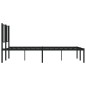vidaXL Bettgestell mit Kopfteil Metall Schwarz 120x200 cm vidaXL Bettgestell mit Kopfteil Metall Schwarz 120x200 cm