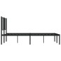 vidaXL Bettgestell mit Kopfteil Metall Schwarz 140x190 cm vidaXL Bettgestell mit Kopfteil Metall Schwarz 140x190 cm