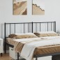 vidaXL Kopfteil Metall Schwarz 180 cm vidaXL Kopfteil Metall Schwarz 180 cm