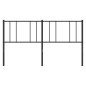 vidaXL Kopfteil Metall Schwarz 180 cm vidaXL Kopfteil Metall Schwarz 180 cm
