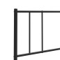vidaXL Kopfteil Metall Schwarz 180 cm vidaXL Kopfteil Metall Schwarz 180 cm