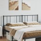 vidaXL Kopfteil Metall Schwarz 193 cm