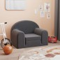 Schlafsofa für Kinder Anthrazit Weicher Plüsch Schlafsofa für Kinder Anthrazit Weicher Plüsch