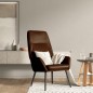Relaxsessel Glänzend Braun Kunstleder Relaxsessel Glänzend Braun Kunstleder